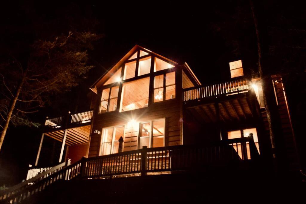 Private Creekside Cabin+Hot Tub,Pool Table, & Pets Ellijay Exteriör bild