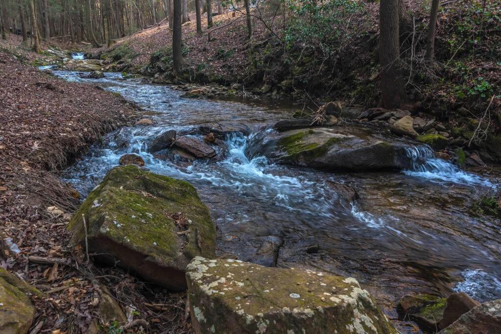 Private Creekside Cabin+Hot Tub,Pool Table, & Pets Ellijay Exteriör bild