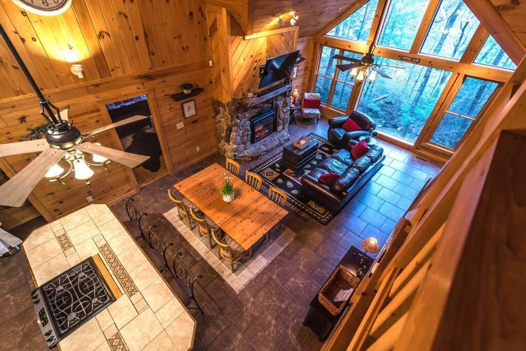 Private Creekside Cabin+Hot Tub,Pool Table, & Pets Ellijay Exteriör bild